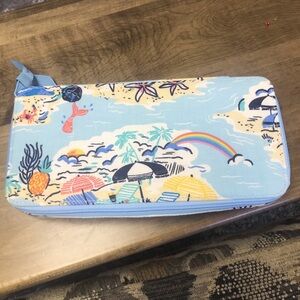 Vera Bradley‎ Colorful Beach-Themed Medicine Pill Travel Case